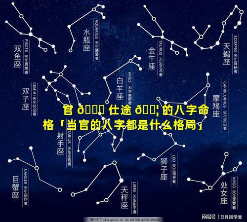 官 🍀 仕途 🐦 的八字命格「当官的八字都是什么格局」